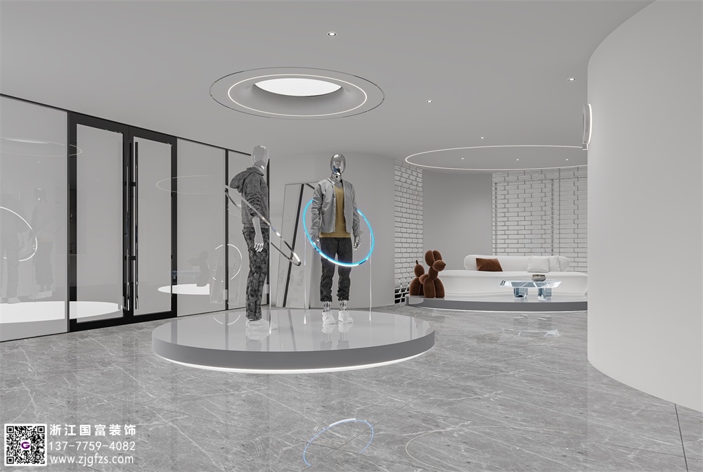 服裝辦公展廳怎么設(shè)計(jì)好看？